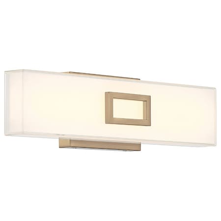 Access Lighting Restore, LED Vanity, Antique Brushed Brass Finish, Opal Glass 62611LEDD-ABB/OPL